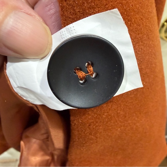 Hooever/Women's Double Breasted Wool Blend Coat/Size: S - Picture 12 of 16